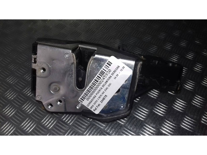 Recambio de cerradura puerta delantera derecha para bmw serie 3 berlina (e46) 320i referencia OEM IAM 244BTR  