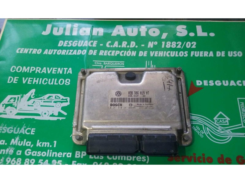 Recambio de centralita motor uce para seat cordoba berlina (6l2) fresh referencia OEM IAM 038906019HT 0281010947 KIT - BOSCH