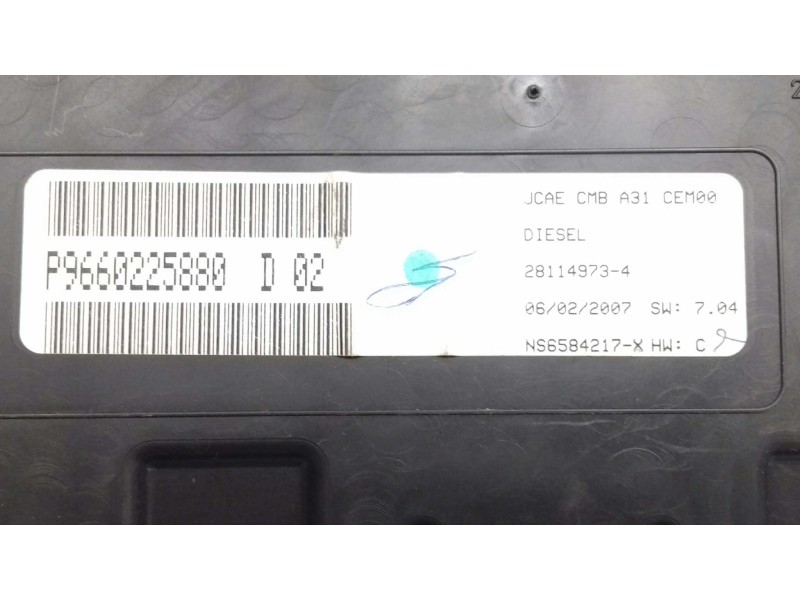 Recambio de cuadro instrumentos para citroen c3 hdi 70 collection referencia OEM IAM P9660225880D 281149734 JOHNSON CONTROLS