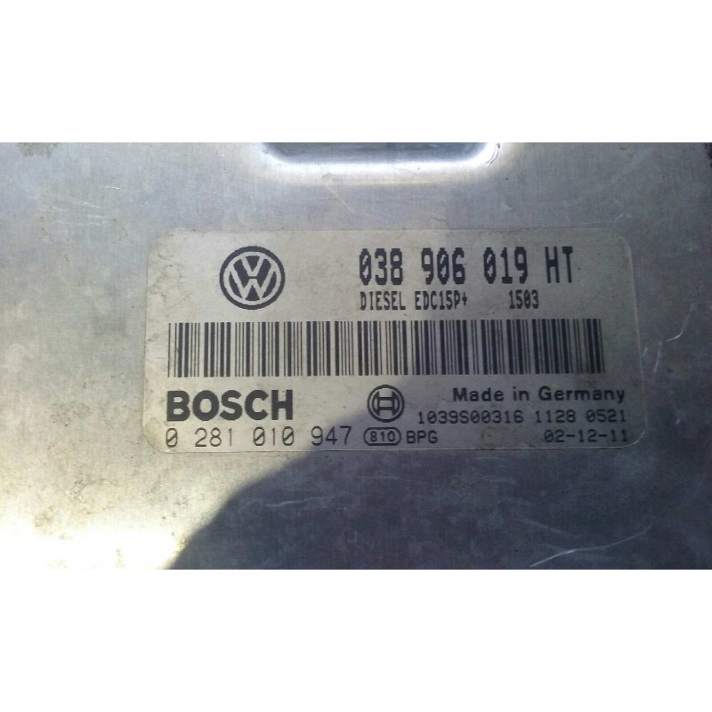Recambio de centralita motor uce para seat cordoba berlina (6l2) fresh referencia OEM IAM 038906019HT 0281010947 KIT - BOSCH