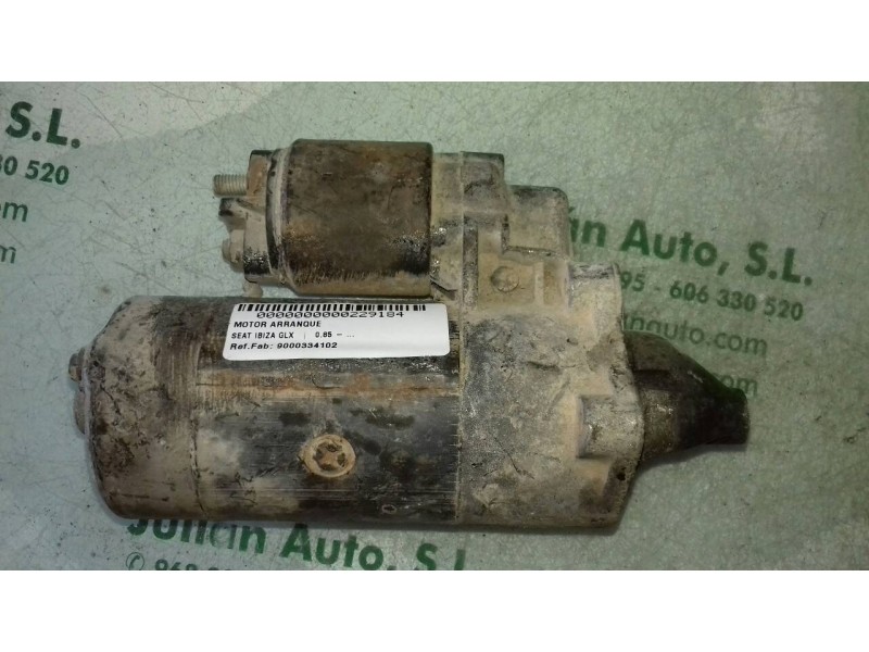Recambio de motor arranque para seat ibiza glx referencia OEM IAM 9000334102  BOSCH