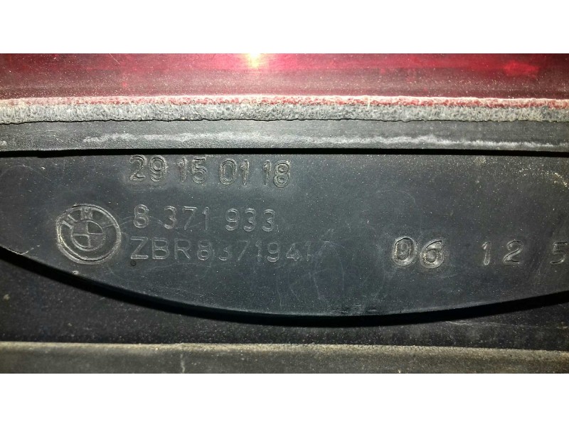 Recambio de piloto trasero izquierdo para bmw serie 3 touring (e36) 325tds referencia OEM IAM 8371933 29150118 