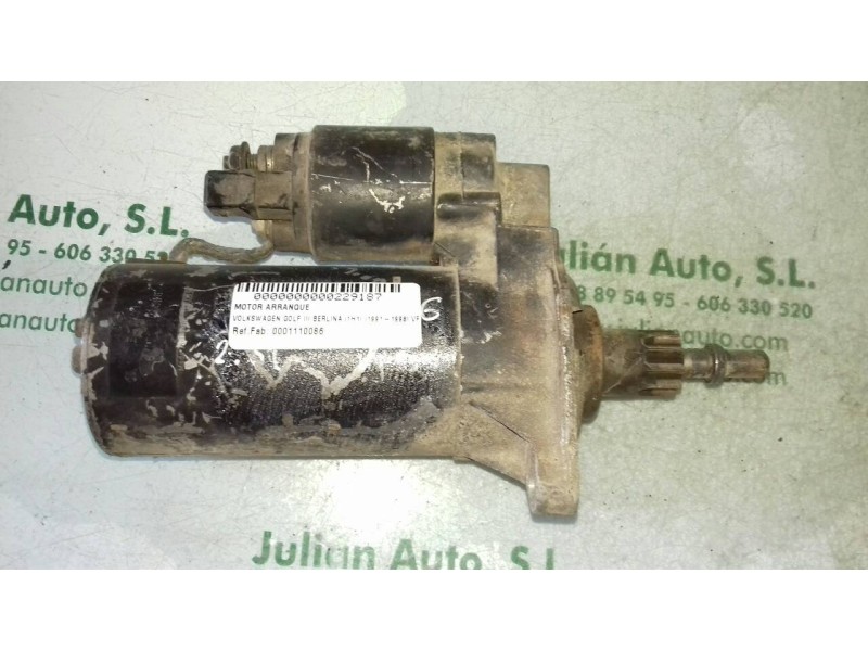 Recambio de motor arranque para volkswagen golf iii berlina (1h1) vr6 referencia OEM IAM 0001110086  BOSCH
