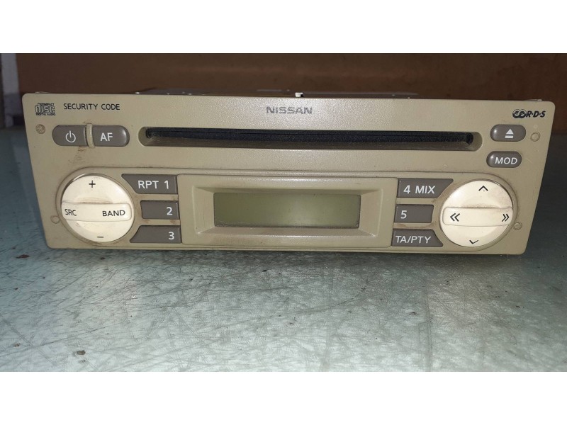 Recambio de sistema audio / radio cd para nissan micra (k12e) acenta referencia OEM IAM 7642347318 BP234746084500 BLAUPUNKT