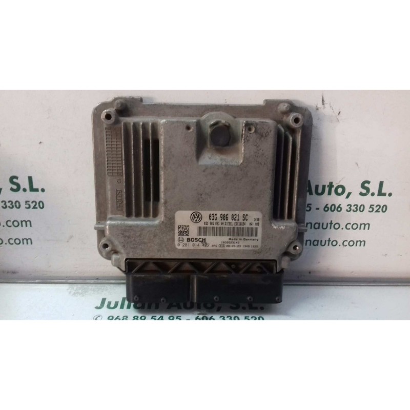 Recambio de centralita motor uce para seat leon (1p1) stylance / style referencia OEM IAM 03G906021SC 0281014422 KIT - BOSCH