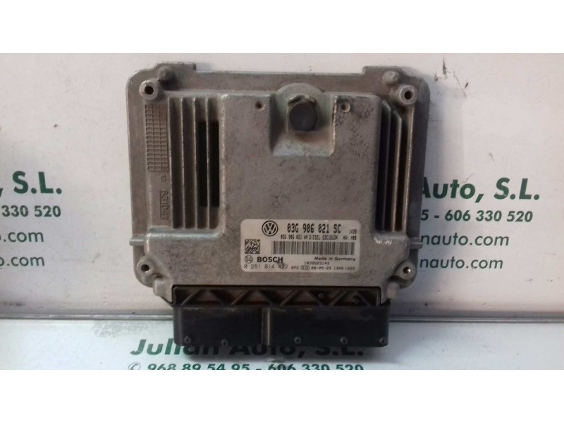 Recambio de centralita motor uce para seat leon (1p1) stylance / style referencia OEM IAM 03G906021SC 0281014422 KIT - BOSCH