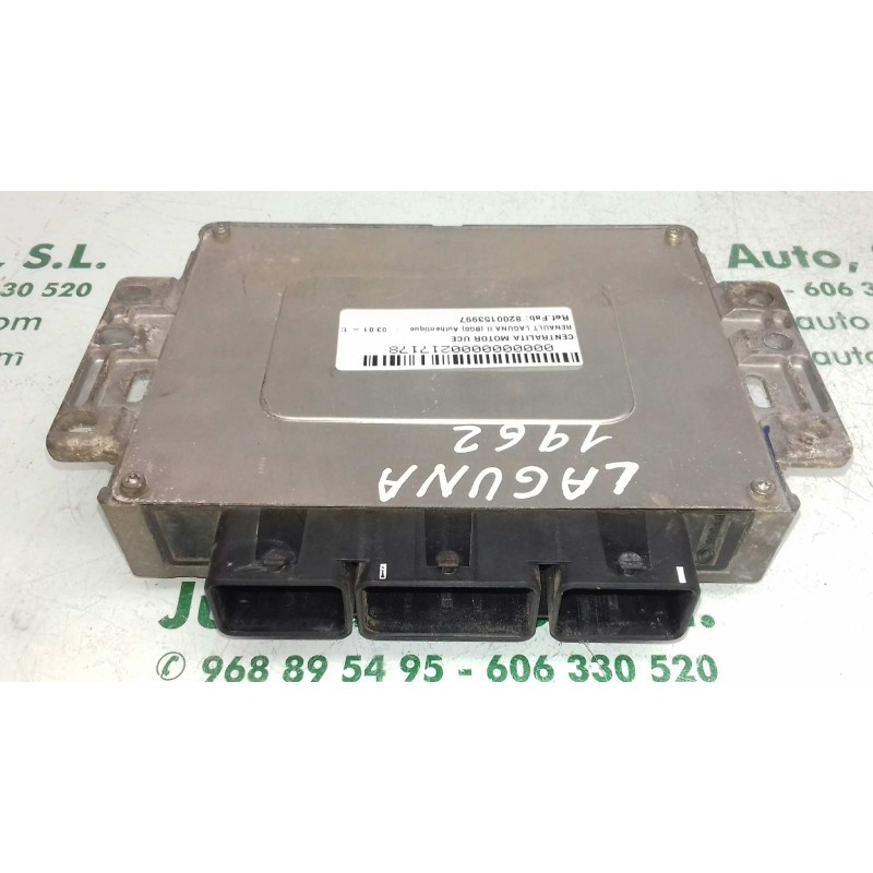 Recambio de centralita motor uce para renault laguna ii (bg0) authentique referencia OEM IAM 8200153997 216462518 SAGEM