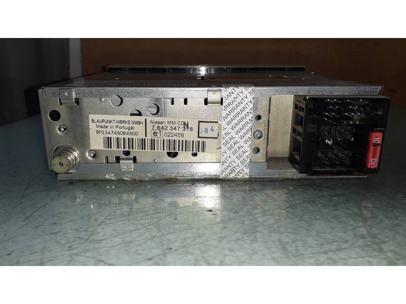 Recambio de sistema audio / radio cd para nissan micra (k12e) acenta referencia OEM IAM 7642347318 BP234746084500 BLAUPUNKT