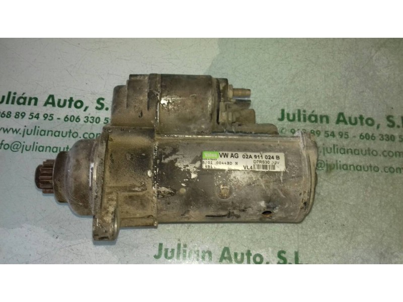 Recambio de motor arranque para audi a3 (8l) 1.9 tdi ambiente referencia OEM IAM 02A911024B D7RS30 VALEO