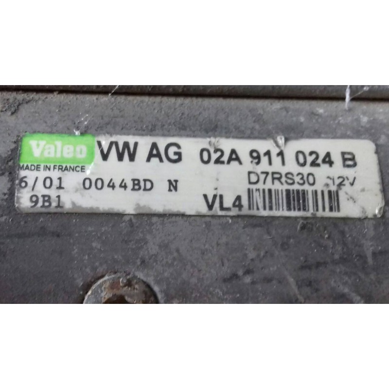 Recambio de motor arranque para audi a3 (8l) 1.9 tdi ambiente referencia OEM IAM 02A911024B D7RS30 VALEO