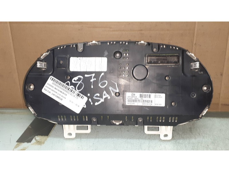 Recambio de cuadro instrumentos para nissan qashqai (j10) acenta referencia OEM IAM 24810BR52B  VPAASF10849