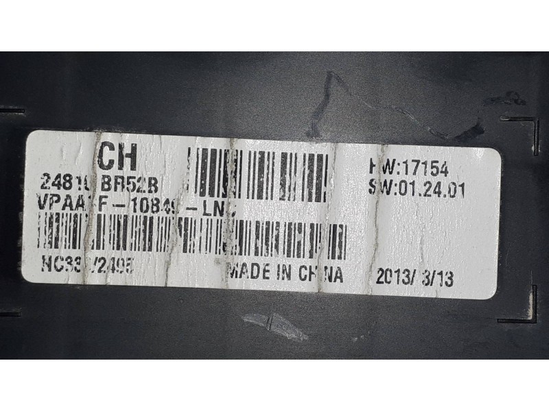 Recambio de cuadro instrumentos para nissan qashqai (j10) acenta referencia OEM IAM 24810BR52B  VPAASF10849