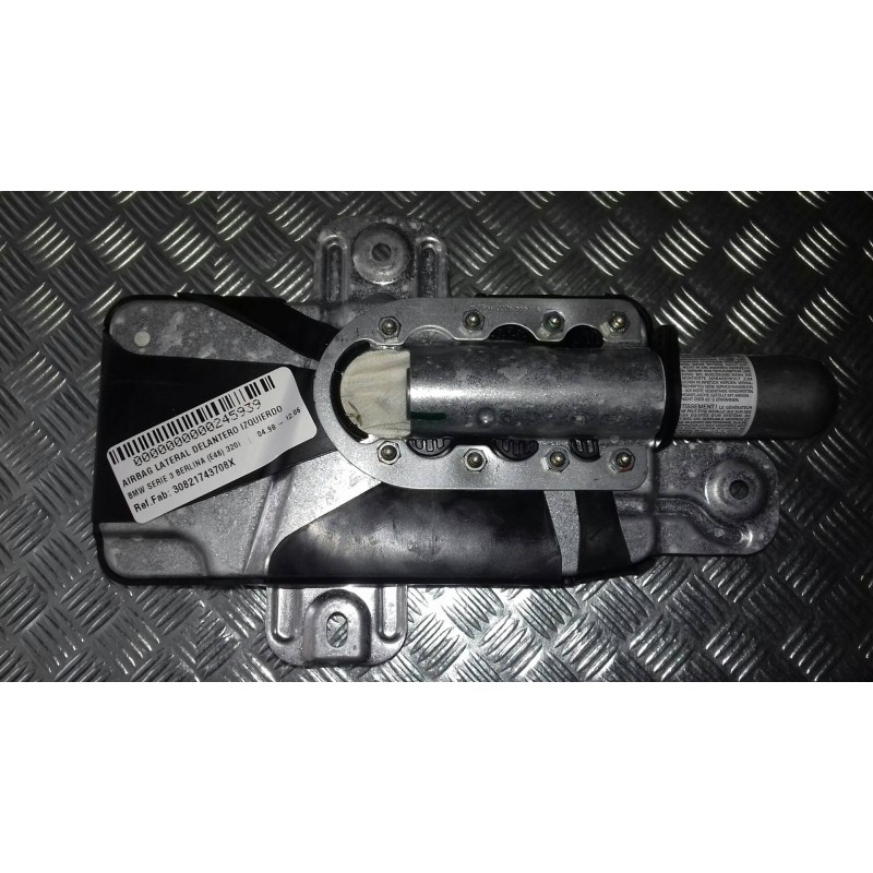 Recambio de airbag lateral delantero izquierdo para bmw serie 3 berlina (e46) 320i referencia OEM IAM 30821743708X DN12554 00B26