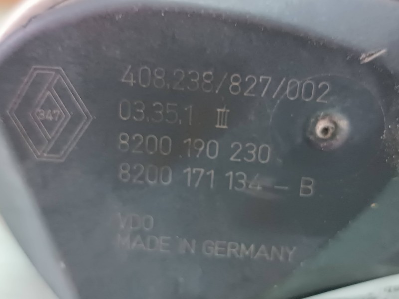 Recambio de caja mariposa para renault megane ii coupe/cabrio confort authentique referencia OEM IAM 8200190230 8200171134B 