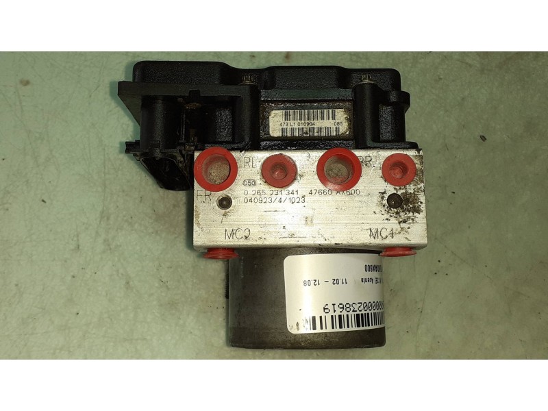 Recambio de abs para nissan micra (k12e) acenta referencia OEM IAM 47660AX600 0265231341 0265800319