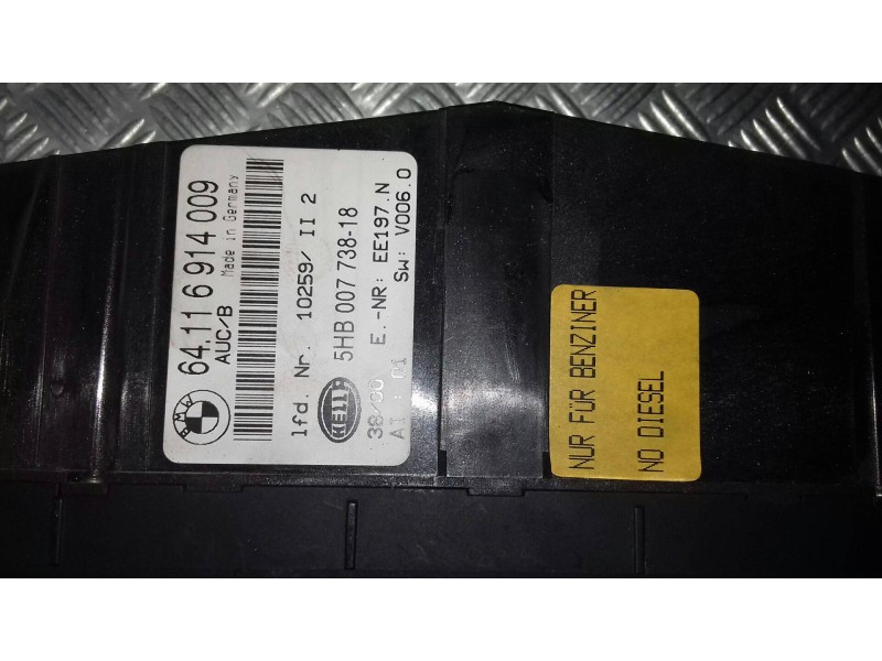 Recambio de mando climatizador para bmw serie 3 berlina (e46) 320i referencia OEM IAM 64116914009  5HB00773818