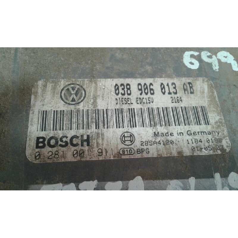 Recambio de centralita motor uce para seat ibiza (6k1) stella referencia OEM IAM 038906013AB 0281001911 KIT - BOSCH