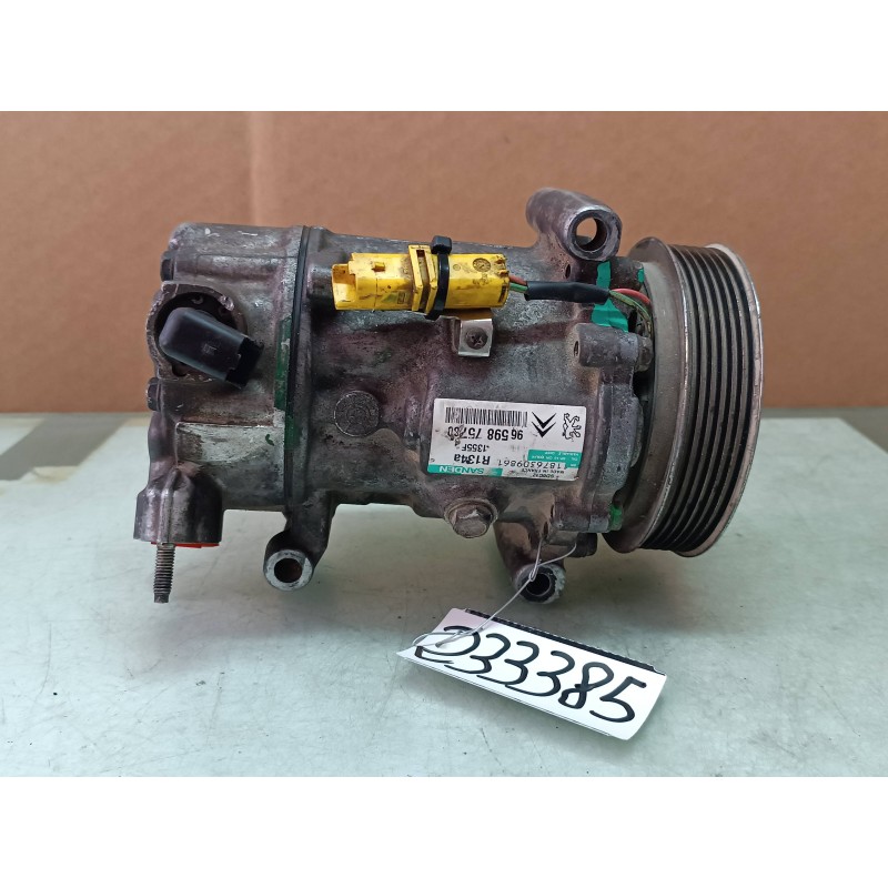 Recambio de compresor aire acondicionado para peugeot 207 1.4 16v vti referencia OEM IAM 9659875780 SD6C12 SANDEN