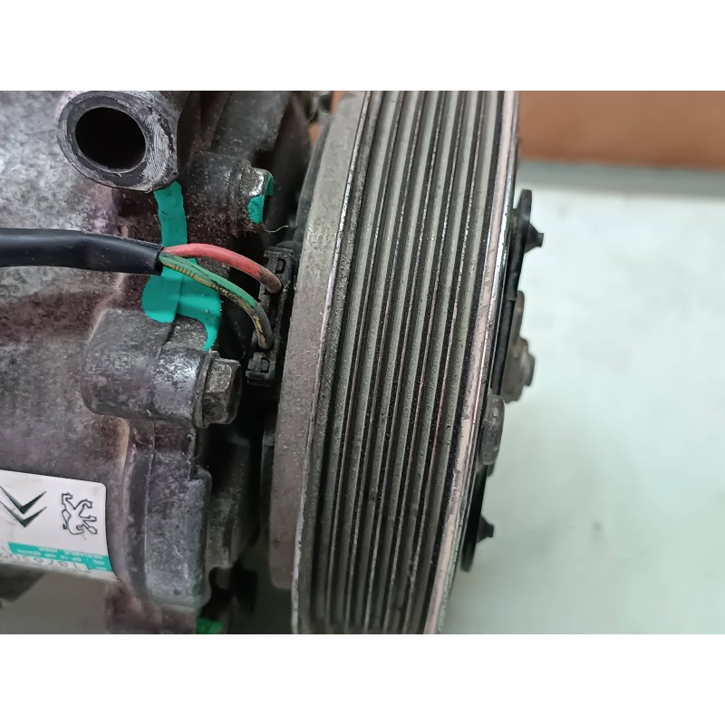 Recambio de compresor aire acondicionado para peugeot 207 1.4 16v vti referencia OEM IAM 9659875780 SD6C12 SANDEN