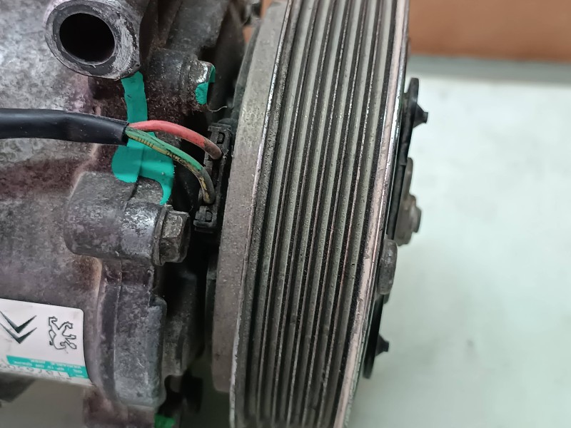 Recambio de compresor aire acondicionado para peugeot 207 1.4 16v vti referencia OEM IAM 9659875780 SD6C12 SANDEN