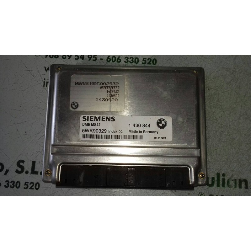 Recambio de centralita motor uce para bmw serie 3 berlina (e46) 320i referencia OEM IAM 5WK90329 1430844 1430920