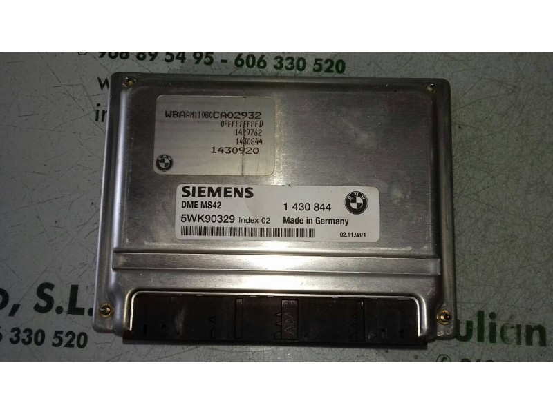 Recambio de centralita motor uce para bmw serie 3 berlina (e46) 320i referencia OEM IAM 5WK90329 1430844 1430920