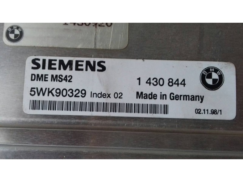 Recambio de centralita motor uce para bmw serie 3 berlina (e46) 320i referencia OEM IAM 5WK90329 1430844 1430920