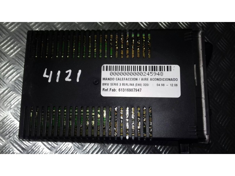 Recambio de mando calefaccion / aire acondicionado para bmw serie 3 berlina (e46) 320i referencia OEM IAM 61316907947  