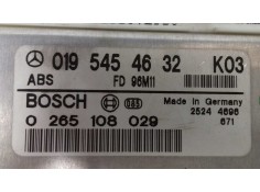 Recambio de centralita abs para mercedes-benz clase c (w202) berlina 230 (202.023) referencia OEM IAM 0195454632 0265108029 BOSC 2