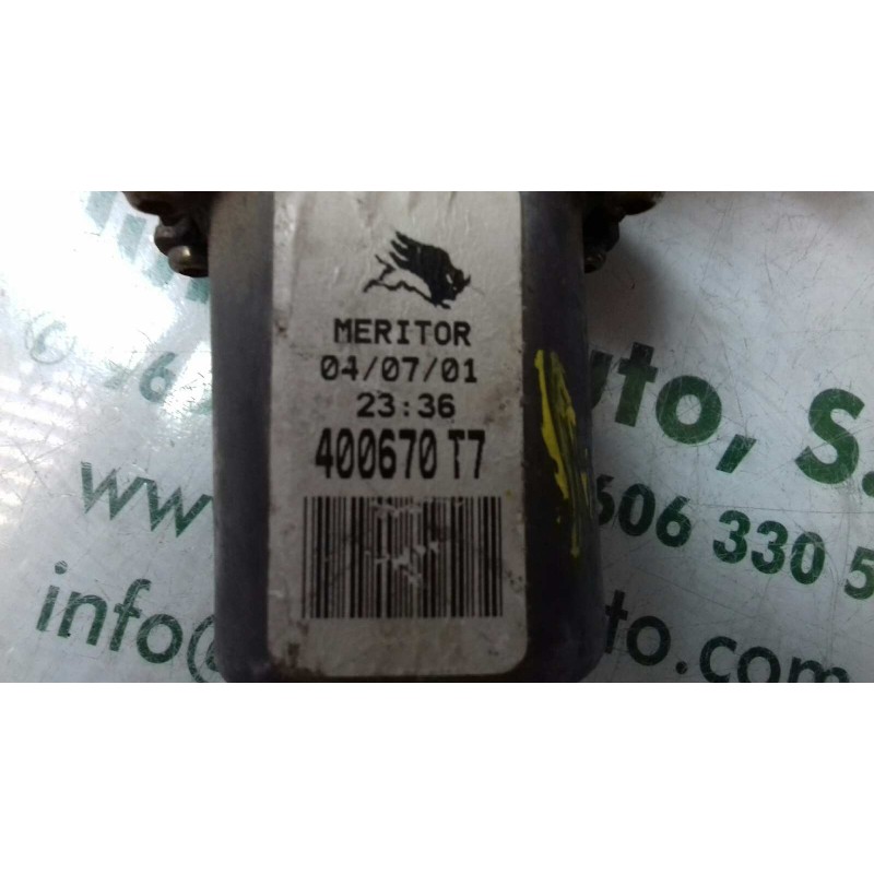 Recambio de motor elevalunas trasero derecho para renault laguna ii (bg0) dynamique referencia OEM IAM 400670T7  2 PINES