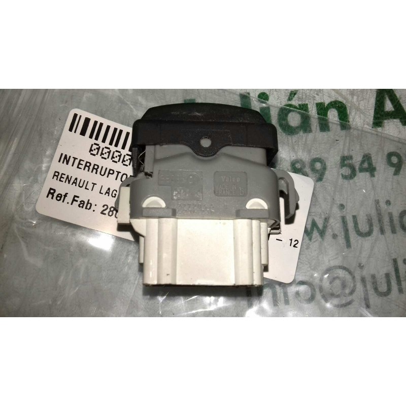 Recambio de interruptor para renault laguna ii (bg0) dynamique referencia OEM IAM 2808201 3 + 3 PINES BLANCO CIERRE