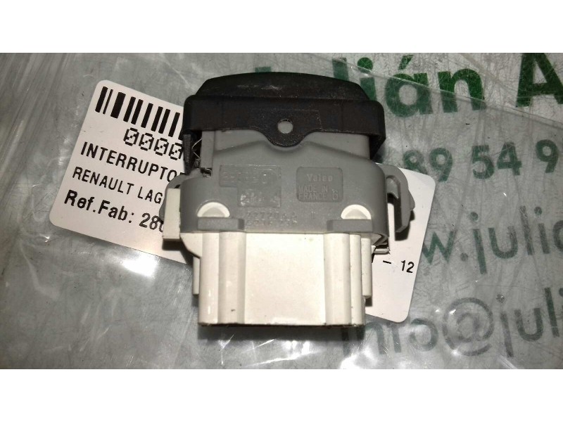 Recambio de interruptor para renault laguna ii (bg0) dynamique referencia OEM IAM 2808201 3 + 3 PINES BLANCO CIERRE