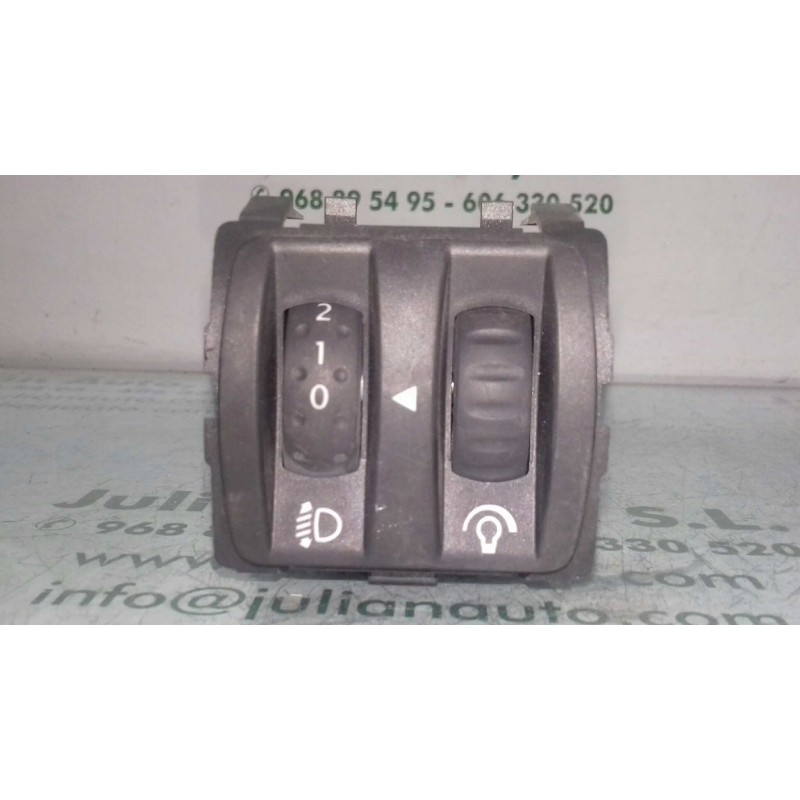 Recambio de mando luces para renault clio iii emotion referencia OEM IAM 8200095495B 5 PINES REGULADOR LUCES