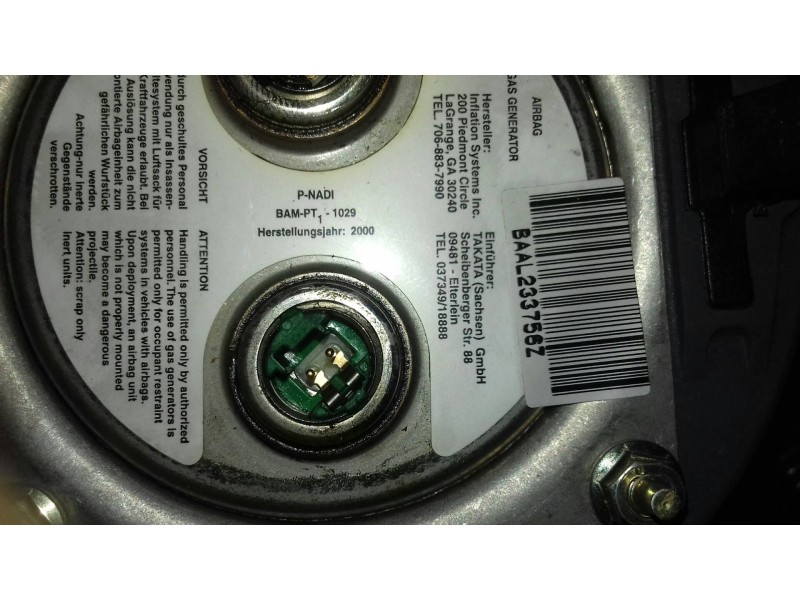 Recambio de airbag delantero izquierdo para bmw serie 3 berlina (e46) 320i referencia OEM IAM 33109680803X  