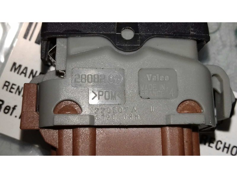 Recambio de mando elevalunas trasero derecho para renault laguna ii (bg0) dynamique referencia OEM IAM 2808201 3 + 3 PINES MARRO