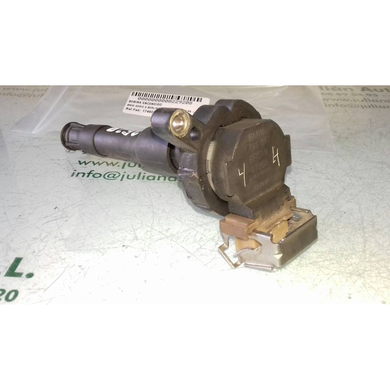 Recambio de bobina encendido para bmw serie 3 berlina (e46) 320i referencia OEM IAM 1748017 BREMI - 11860 3 PINES