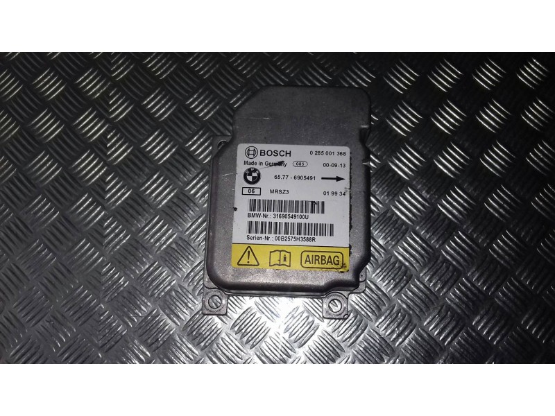 Recambio de centralita airbag para bmw serie 3 berlina (e46) 320i referencia OEM IAM 65776905491 0285001368 BOSCH