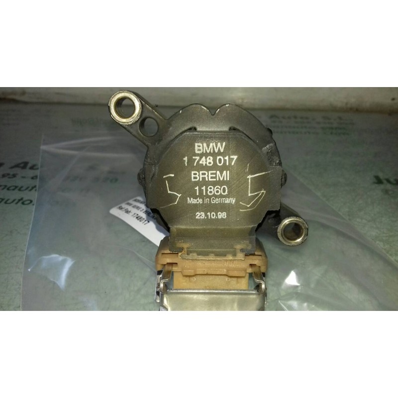 Recambio de bobina encendido para bmw serie 3 berlina (e46) 320i referencia OEM IAM 1748017 BREMI - 11860 3 PINES