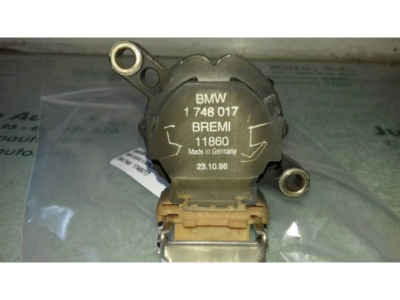 Recambio de bobina encendido para bmw serie 3 berlina (e46) 320i referencia OEM IAM 1748017 BREMI - 11860 3 PINES