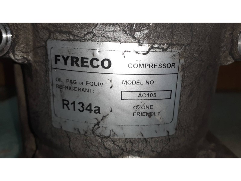 Recambio de compresor aire acondicionado para ford focus berlina (cak) ambiente referencia OEM IAM AC105 AC105 FYRECO