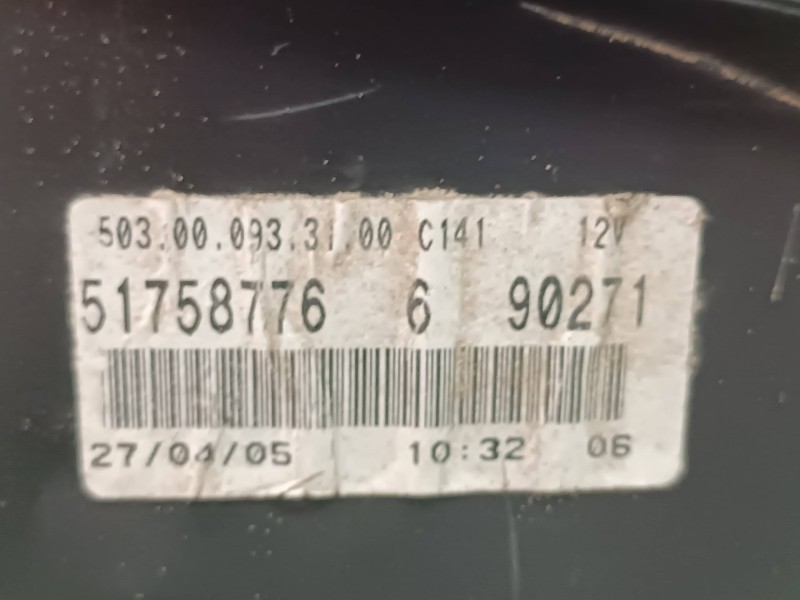 Recambio de cuadro instrumentos para fiat doblo cargo (223) 1.9 jtd cat referencia OEM IAM 51758776 555000460104 