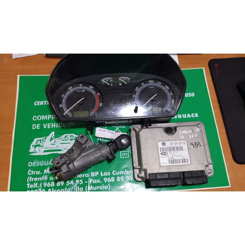 Recambio de centralita motor uce para skoda fabia (6y2/6y3) comfort referencia OEM IAM 036906034HG 6160114904 KIT - MAGNETI MARE