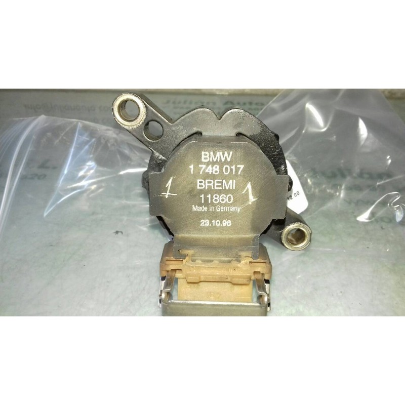 Recambio de bobina encendido para bmw serie 3 berlina (e46) 320i referencia OEM IAM 1748017 BREMI - 11860 3 PINES