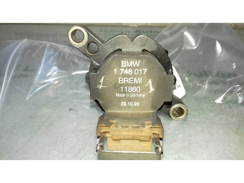 Recambio de bobina encendido para bmw serie 3 berlina (e46) 320i referencia OEM IAM 1748017 BREMI - 11860 3 PINES