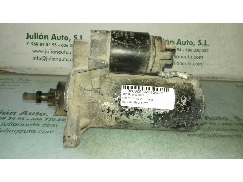 Recambio de motor arranque para seat toledo (1l) se referencia OEM IAM 068911023T 0001110076 BOSCH