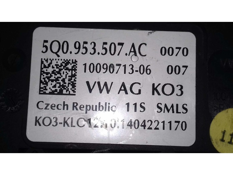 Recambio de mando luces para seat leon (5f1) reference referencia OEM IAM 5Q0953507AC 5Q0953513R 