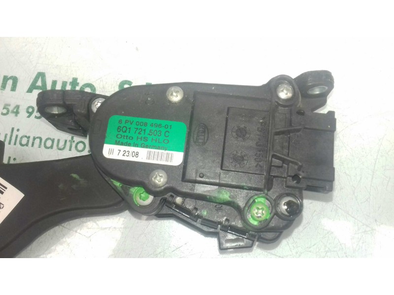 Recambio de potenciometro pedal para seat ibiza (6l1) cool referencia OEM IAM 6Q1721503C 6PV00849601 