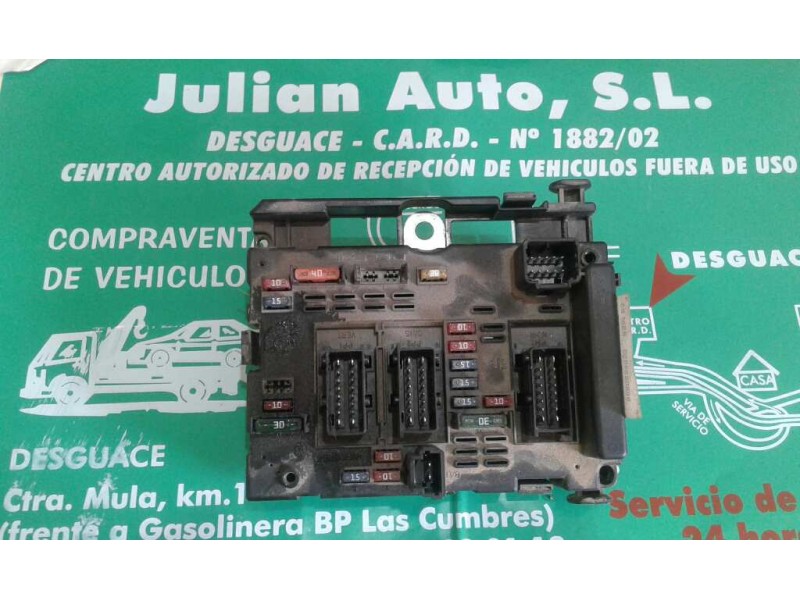 Recambio de caja reles / fusibles para peugeot 406 berlina (s1/s2) srdt pack referencia OEM IAM 9650664080 BSM B3 DELPHI