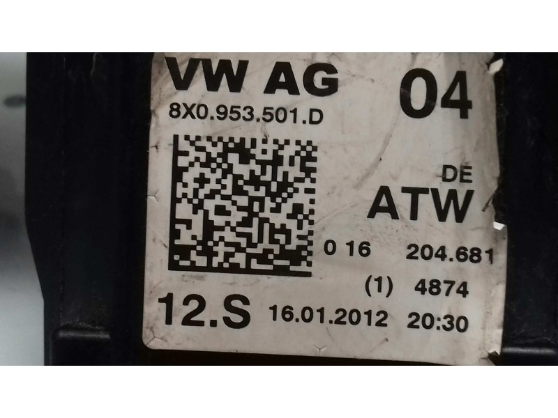 Recambio de mando intermitentes para audi a1 (8x) attraction referencia OEM IAM 8X0953501D 8X0953502B 