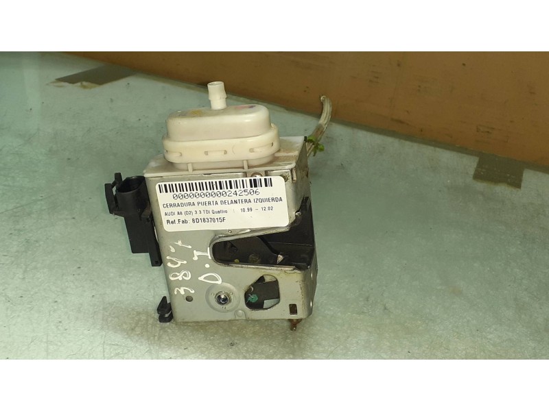 Recambio de cerradura puerta delantera izquierda para audi a8 (d2) 3.3 tdi quattro referencia OEM IAM 8D1837015F  ELECTRICA